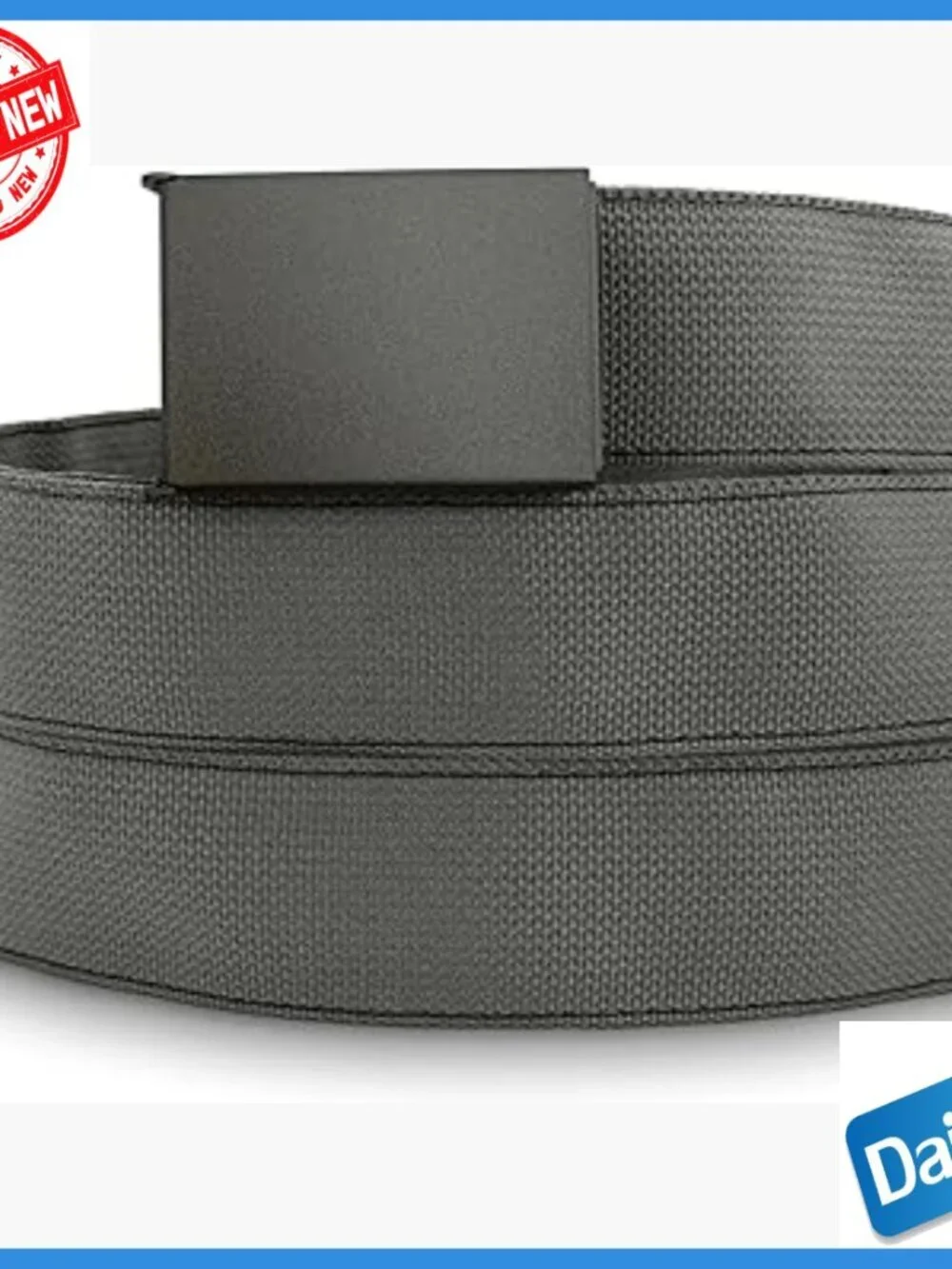 Large Adjustable Nylon Travel Belt with Hidden Pocket Anti-Theft